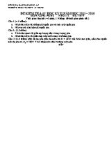 Đề kiểm tra 45 phút học kỳ II năm học 2015  2016 môn Công nghệ khối 12 - Trường THCS và THPT Mỹ Bình